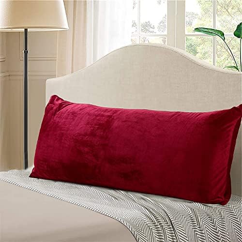 EVOLIVE Micromink Body Pillow Cover 21"x54", Zipper Closure - Image 7