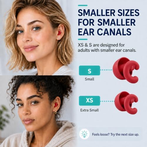 Noise Cancelling Ear Plugs Sleep 33dB NRR Side Sleep Small Ear - Image 3