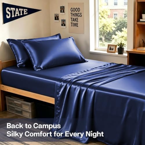 MR&HM Satin Pillowcase 2 Pack, Queen Size 20"x30" - Image 5