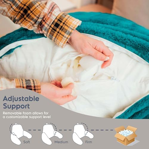 Nestl Fur Reading Pillow, Stylish Back Pillow - Image 6