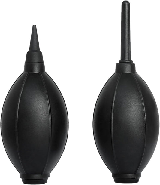 Silicone Soft Tip Manual Air Blower,Dust Cleaner for DSLR,Camera Lens,Camera Sensor,LCD,Keyboard,Watch,Coffee Machine,Cleaning Air Blower (Long+Short Nozzle)