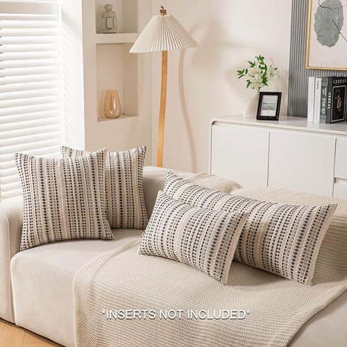 Boho Long Lumbar Body Decorative Throw Pillow Covers 14x36 Inch Pack of 1 Grey - Image 2