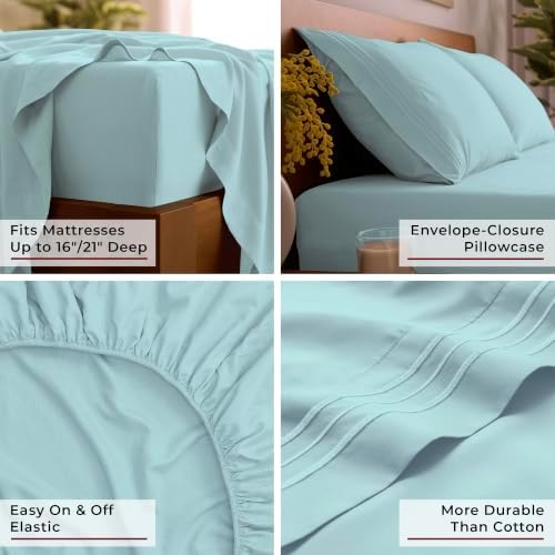 Mellanni Iconic 5-Piece, Ultra Soft Sheet Set - Image 5