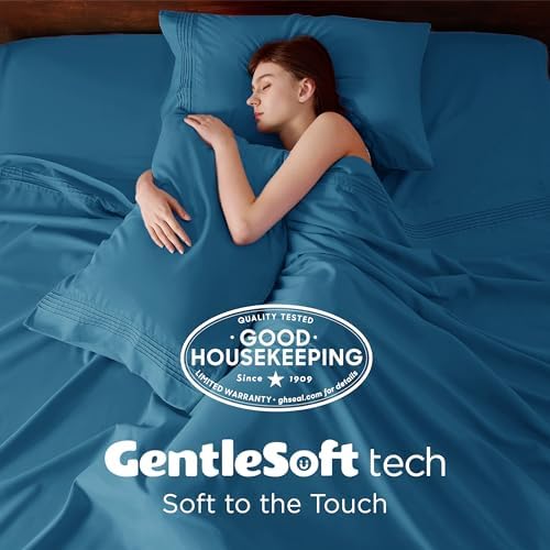 Bedsure Twin XL Sheets Dorm Bedding, GentleSoft Breathable Extra Long Twin - Image 5