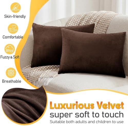 1 MIDDLE ONE 2 Pack Small Pillow, 16 X 12 Inches, Memory Foam Mini Pillow - Image 4