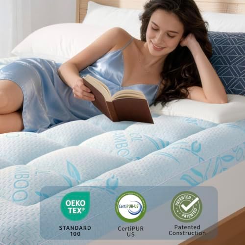 King Mattress Topper, Breathable and Soft Extra Thick Pillow Top 78"x80" - Image 6