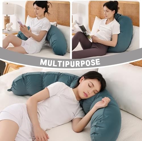 Peallow – Long Round Body Pillow - Image 6