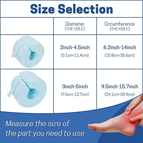 SWISSELITE Foot Elevation Pillow Ankle Heel Protector Wedge Foot Support - Image 5