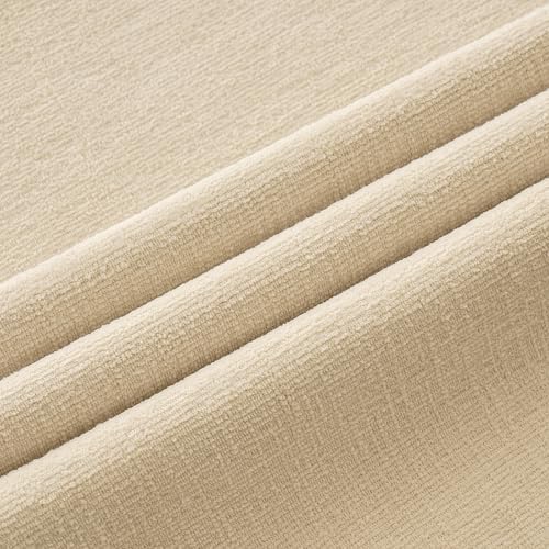 MIULEE Beige Chenille Couch Throw Pillow Covers - Image 2