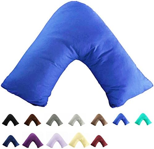 TAOSON 100% Cotton 300 Thread Count Soild Envelope Style V Shaped/Tri/Boomerang by TAOSON