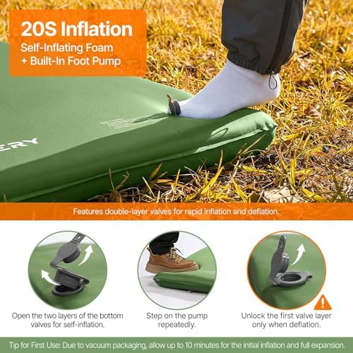OGERY Self-Inflating Sleeping Pad - Image 2