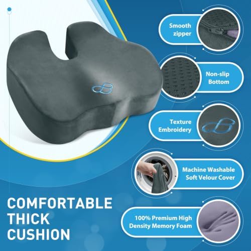 BlissTrends Thick Seat Cushion for Office Chair & Car Seat - Image 5