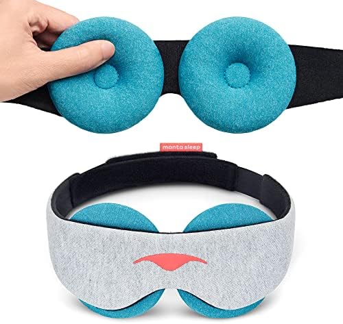Manta Cool Sleep Mask – Blackout Eye Mask by MantaSleep