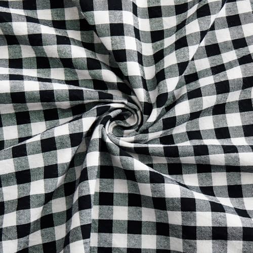 KKJIAF 2 Pcs Ruffle Gingham Pillow Covers 26" x 26" - Image 7