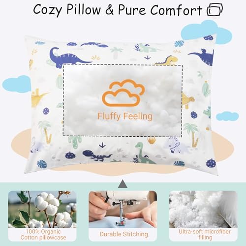 ZPECC Toddler Pillow with Pillowcase 2 Pack - Image 5
