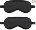 2Pack Silk Sleep Mask, Eye Mask by IEKEODI