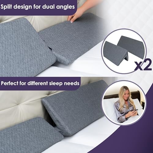 XetraDesign Bed Wedge Pillow Set - Image 2