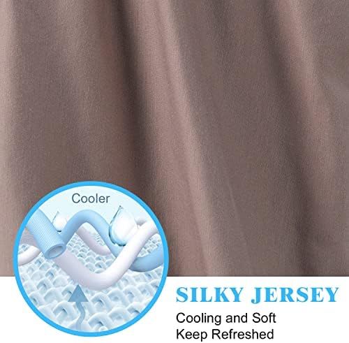 QUEEN ROSE Cooling U Shaped Pregnancy Pillow Cover, Maternity Body Pillowcase - Image 3