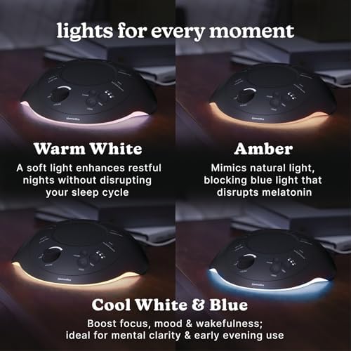 Homedics Sleep Better Portable Sound Machine, Night Light - Image 6