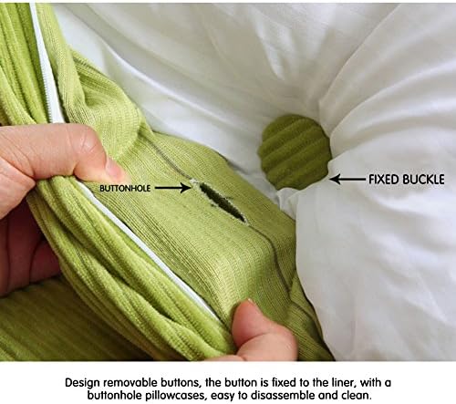 WOWMAX Headboard Pillow Queen Bed Wedge Pillow Headboard - Image 6