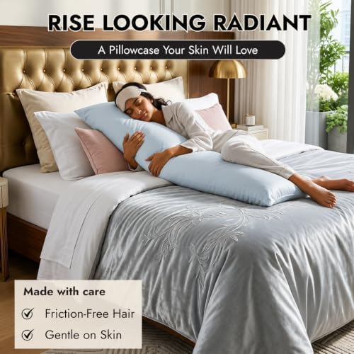 Cotton Metrics Body Pillowcase 20x72 – 100% Tencel Lyocell Eucalyptus Cooling - Image 4