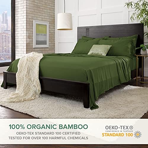 Pure Bamboo Full Sheets, Genuine 100% Organic Viscose Derived from Bamboo Bed - Image 2