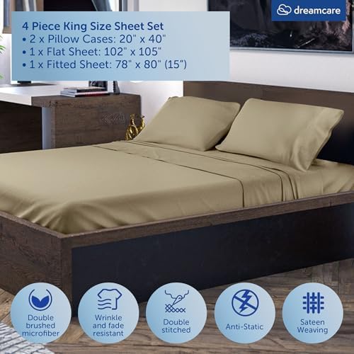 DREAMCARE King Size Sheets Set - Image 3