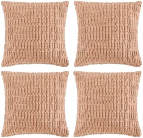 Fancy Homi 4 Packs Decorative Throw Pillow Covers by Fancy+Homi