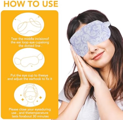 XPCARE 48 Pack Steam Eye Mask Disposable - Image 6