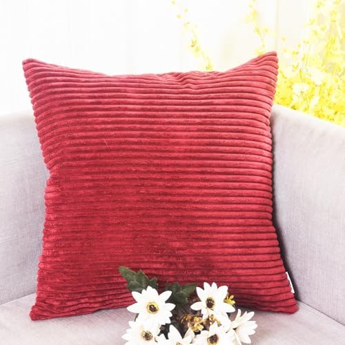 Home Brilliant Pillow Covers 18x18 Decorative Throw Pillows - Image 2