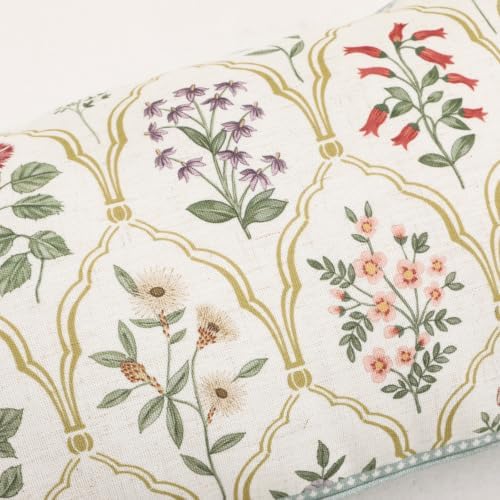 ISAENNE Designer Vintage Linen Throw Pillow Cover - Image 5