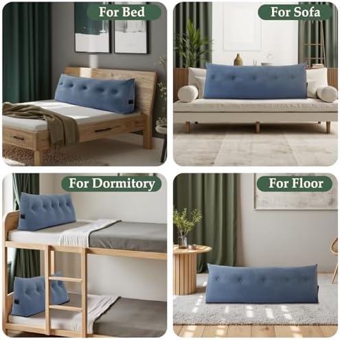 Headboard Pillow Twin, Wall Backrest Wedge Pillow Headboard - Image 6