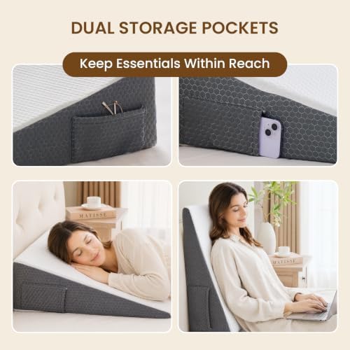 BDEUS Basic 7.5" Bed Wedge Pillow - Image 3
