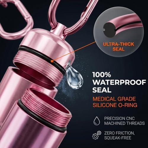4 Pack Waterproof Aluminum Earplug Case - Image 5