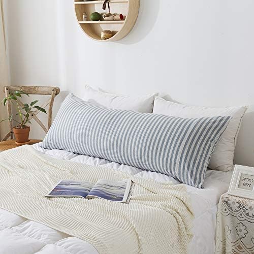 H HOUSEHOLD 100% Jersey Knit Cotton Body Size Pillowcases Set of 1, Super Soft - Image 2