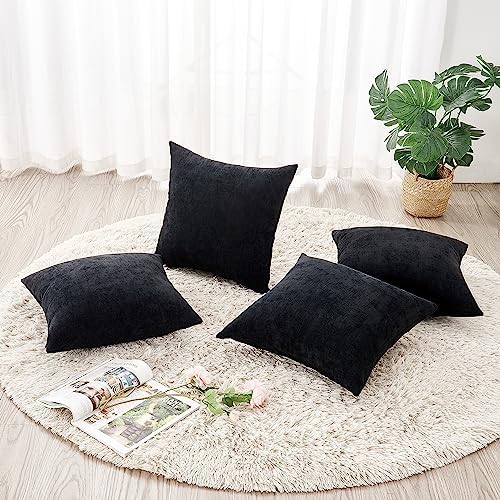 GAWAMAY Decorative Square Throw Pillow Covers 18"x18" Inch Set of 4, Super Soft - Image 4