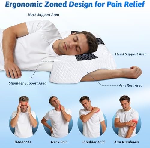 Side Sleeper Pillow with Arm Hole - Image 5