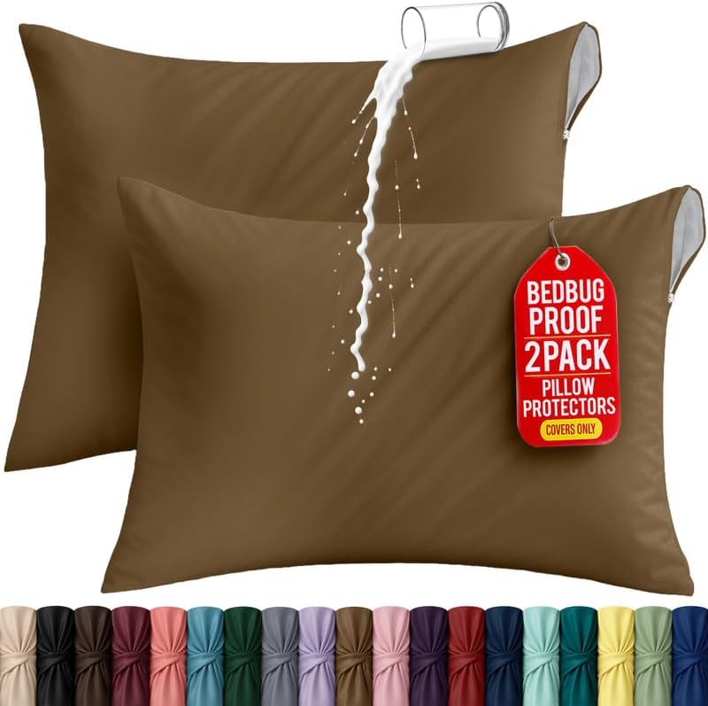 Set of 2 Pillow Protectors by UTOPIABEDDING