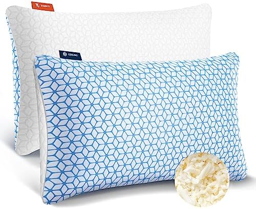 Love Attitude King Size Pillows, Shredded Memory Foam Pillows King 2 Pack by LoveAttitude