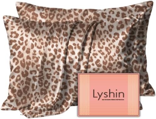 LYSHIN Silk Pillow Cases 2 Pack King Size by LYSHINSILKPILLOWCASES