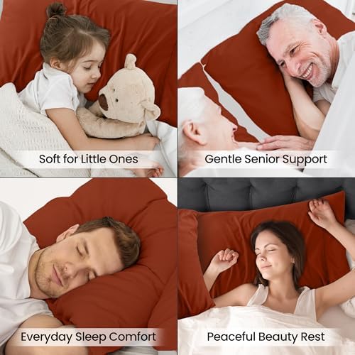 Pillow Cases Queen Size Set of 2, Ultra Soft Comfy Pillow Covers - Image 6
