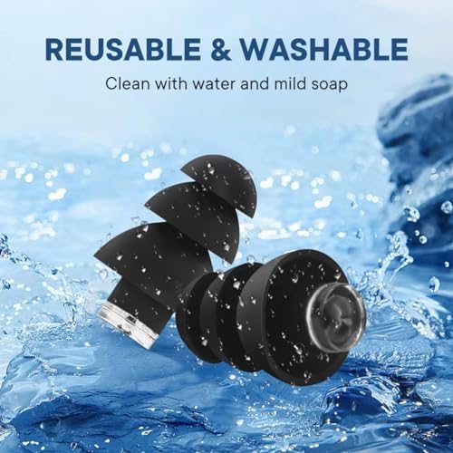 Ear Plugs for Sleeping Noise Cancelling Reusable Comfortable Silicone Earplugs - Image 4