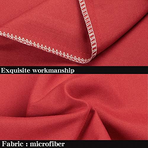NTBAY Microfiber King Pillowcases, 2 Pack, 20 x 40, Wine Red - Image 2