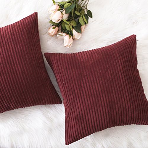 Home Brilliant Pillow Covers 18x18 Decorative Throw Pillows by HomeBrilliant