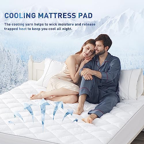 Sunflower Cooling Twin Mattress Pad Cover - Image 3
