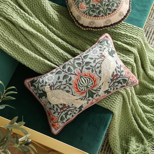 ISAENNE Vintage Linen Throw Pillow Cover - Image 2