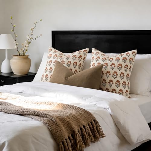 Farmhouse Floral Pillow Covers 12x20 Set of 2, Country Botanical Throw Pillow - Image 5