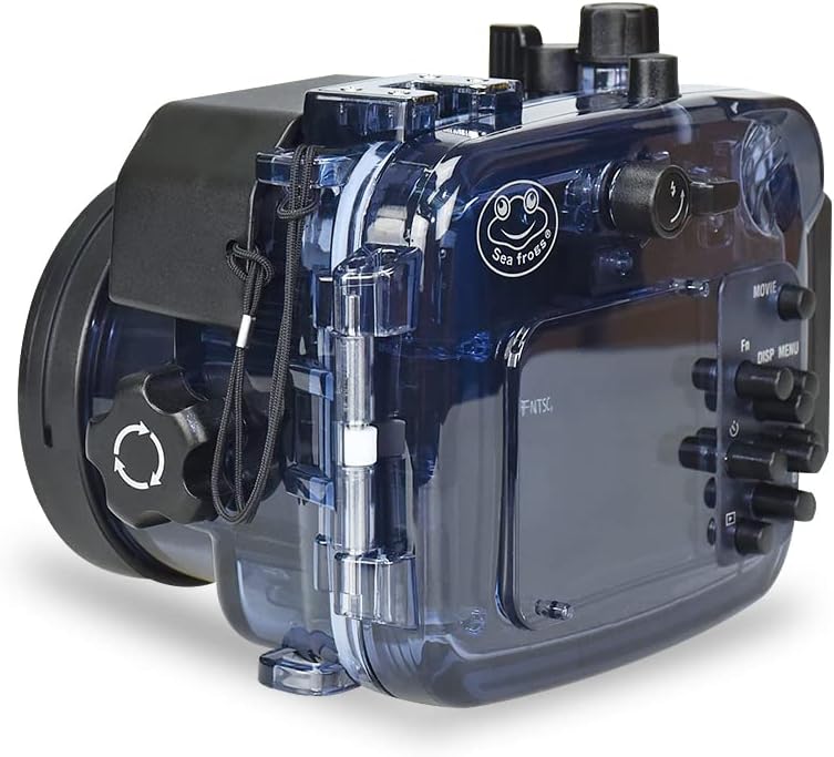 Sea frogs 195FT/60M Underwater Waterproof Camera Diving housing case for Sony DSC RX100 RX100II RX100III RX100IV RX100V RX100I-V (Housing + Red Filter)