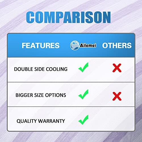 Cooling Pillow Case Covers Only, Standard Size Set of 2 - Image 5