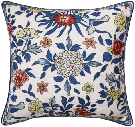 patdrea Designer French Vintage Linen Throw Pillow Cover by patdrea